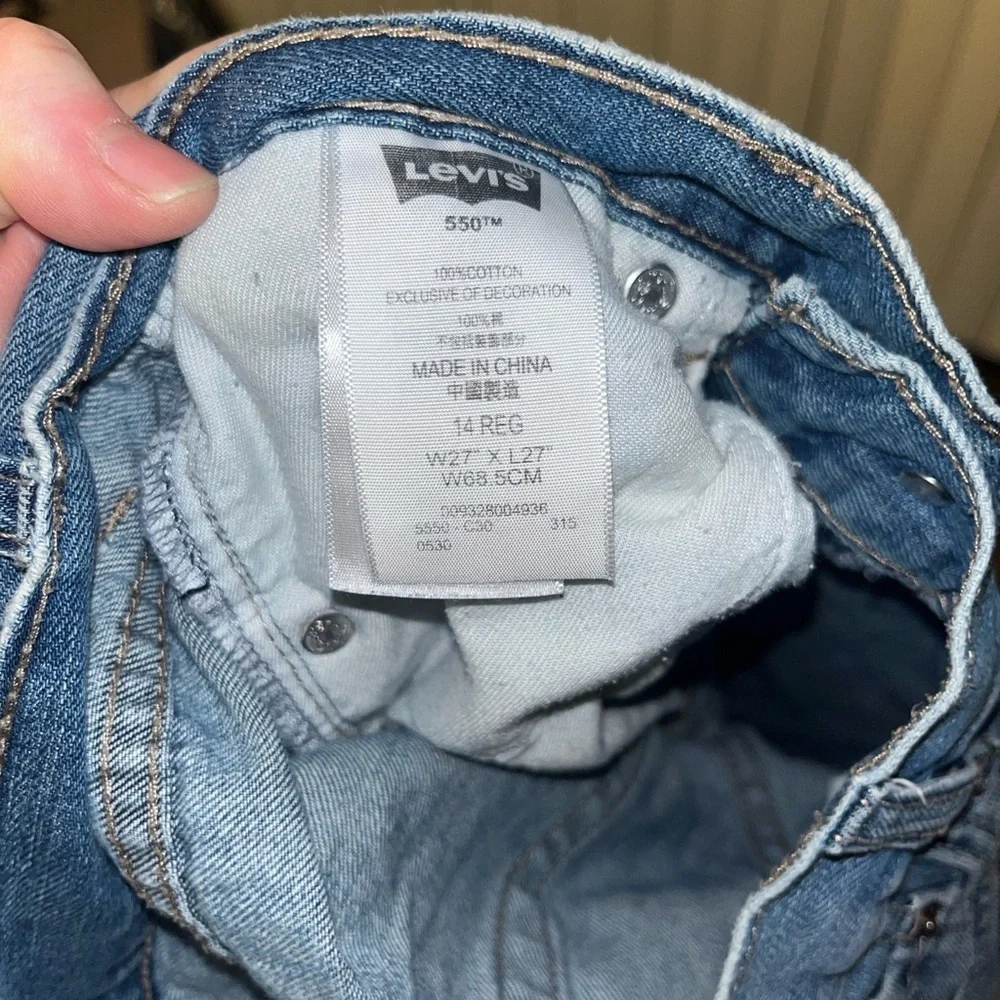 Levi's 550’s Women's relaxed fit Blue Jeans - Picture 7 of 7